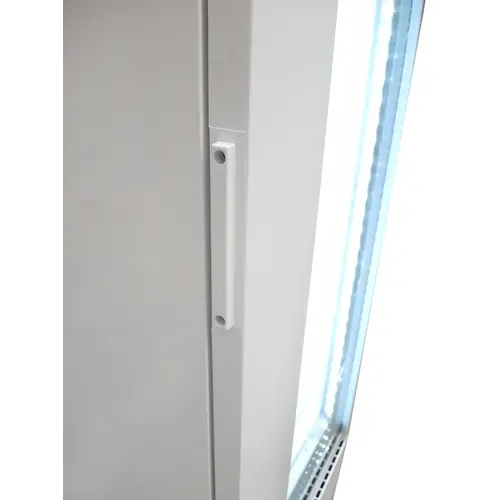 XXLselect Szafa chłodnicza przeszklona 210 L, 0 °C do +10 °C, biała