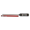 TOM-GAST Digital Food Thermometer, -50°C to 200°C, Black with Red clips