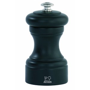 PEUGEOT Wooden Salt Mill 100 mm, Black Matte PEUGEOT Wooden Salt Mill 100 mm, Black Matte