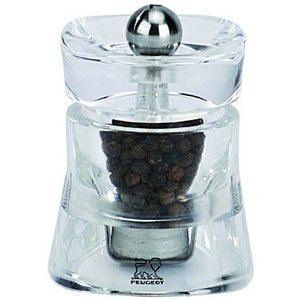 PEUGEOT Acrylic Pepper Mill 80 mm PEUGEOT Acrylic Pepper Mill 80 mm