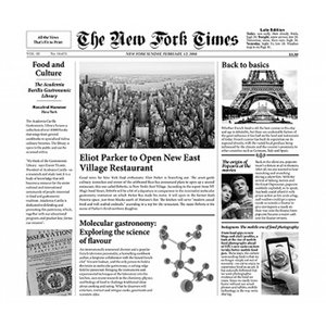 100%Chef Paper - New York Times (500 pcs) 100%Chef Paper - New York Times (500 pcs)