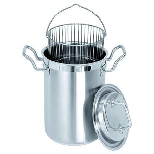 TOM-GAST Stainless Steel Asparagus Pot with Lid 4,5 L Ø 160 mm TOM-GAST Stainless Steel Asparagus Pot with Lid 4,5 L Ø 160 mm