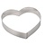de BUYER Stainless steel ring heart, width 180 mm, 40 mm height DE BUYER