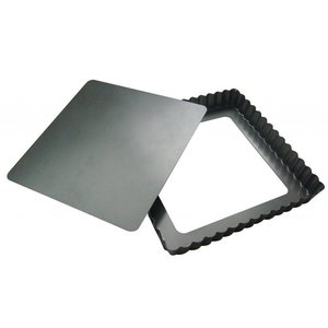 de BUYER Square tart mould reloose base, 23 cm DE BUYER de BUYER Square tart mould reloose base, 23 cm DE BUYER