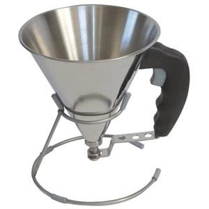 de BUYER Mini piston funnel 0.8 liter, stainless steel DE BUYER