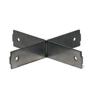 abert Urban - silver connector 9.5x9.5 cm