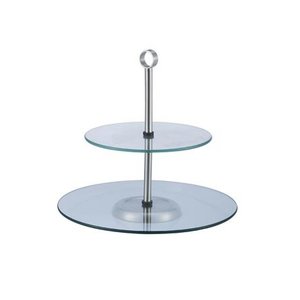 Verlo Cake plate, 2 floor, glass