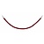 TOM-GAST Rope for Barrier Post 1500 mm, Braided, Red
