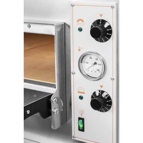 Resto Quality Piec do pizzy 2-komorowy elektryczny 9,4 kW, 8 x Ø 32 cm