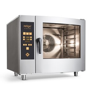 Retigo Piec konwekcyjno-parowy 6 x GN 1/1 elektryczny, 10,9 kW z sondą i prysznicem Retigo Piec konwekcyjno-parowy 6 x GN 1/1 elektryczny, 10,9 kW z sondą i prysznicem