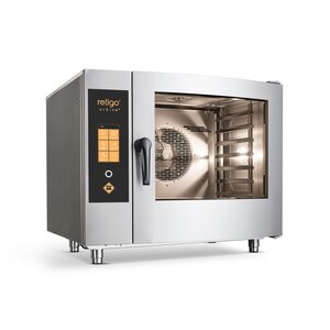 Retigo Piec konwekcyjno-parowy iniekcyjny 6x GN 1/1, elektryczny, 10.9 kW, 400V z natryskiem Retigo Piec konwekcyjno-parowy iniekcyjny 6x GN 1/1, elektryczny, 10.9 kW, 400V z natryskiem