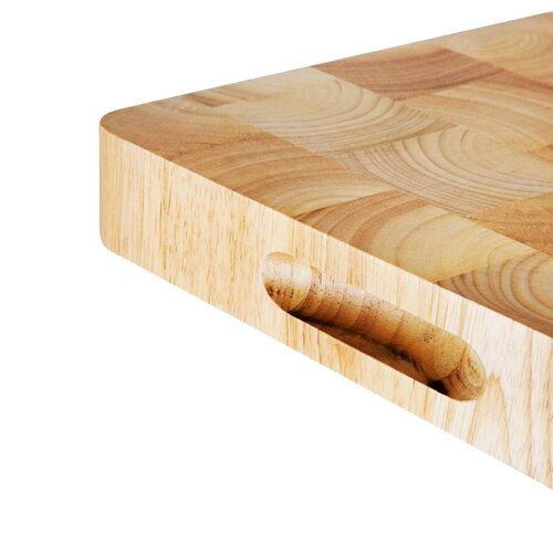 Vogue Wooden Cutting Board 455 x 305 mm Beige with Handle - Copy Vogue Wooden Cutting Board 455 x 305 mm Beige with Handle - Copy