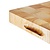 Vogue OUTLET - Deska do krojenia z drewna 455 x 305 mm beżowa z uchwytem