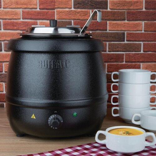 Buffalo Black Stainless Steel Soup Kettle 10 L, 0,4 kW Buffalo Black Stainless Steel Soup Kettle 10 L, 0,4 kW