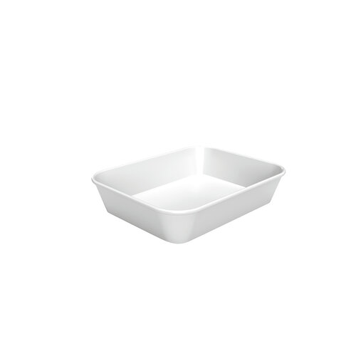 Bartscher Taca prostokątna z melaminy 150x190x(h)40 mm, biała Bartscher Taca prostokątna z melaminy 150x190x(h)40 mm, biała