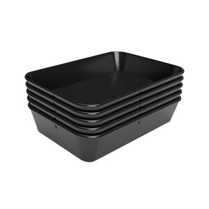 Bartscher Taca prostokątna z melaminy 210x280x(h)40 mm, czarna Bartscher Taca prostokątna z melaminy 210x280x(h)40 mm, czarna