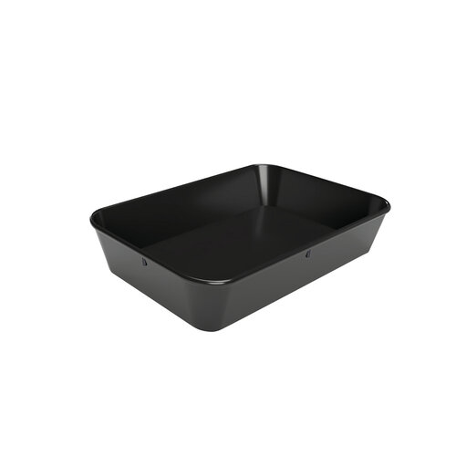 Bartscher Taca prostokątna z melaminy 210x280x(h)40 mm, czarna Bartscher Taca prostokątna z melaminy 210x280x(h)40 mm, czarna