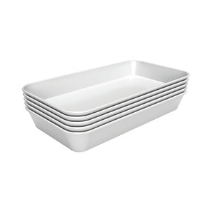Bartscher Taca prostokątna z melaminy 160x290x(h)35 mm, biała Bartscher Taca prostokątna z melaminy 160x290x(h)35 mm, biała