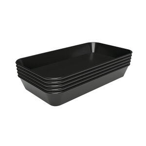 Bartscher Taca prostokątna z melaminy 160x290x(h)35 mm, czarna Bartscher Taca prostokątna z melaminy 160x290x(h)35 mm, czarna