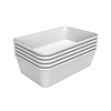 Bartscher Taca prostokątna z melaminy 190x300x(h)80 mm, biała Bartscher Taca prostokątna z melaminy 190x300x(h)80 mm, biała
