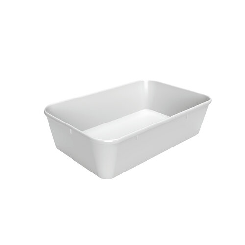 Bartscher Taca prostokątna z melaminy 190x300x(h)80 mm, biała Bartscher Taca prostokątna z melaminy 190x300x(h)80 mm, biała