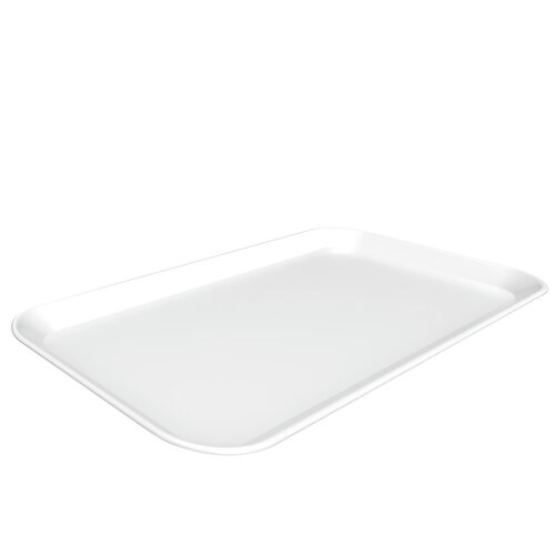 Bartscher Taca prostokątna z melaminy 240x350x(h)17 mm, biała Bartscher Taca prostokątna z melaminy 240x350x(h)17 mm, biała
