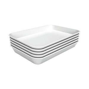 Bartscher Taca prostokątna z melaminy 250x350x(h)40 mm, biała Bartscher Taca prostokątna z melaminy 250x350x(h)40 mm, biała