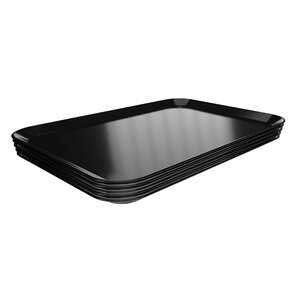 Bartscher Taca prostokątna z melaminy 280x420x(h)17 mm, czarna Bartscher Taca prostokątna z melaminy 280x420x(h)17 mm, czarna