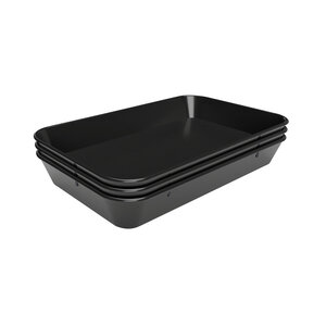 Bartscher Taca prostokątna z melaminy 280x420x(h)40 mm, czarna Bartscher Taca prostokątna z melaminy 280x420x(h)40 mm, czarna