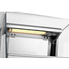 Bartscher Nablatowa witryna grzewcza 80 L, 2-poziomowa, 0,80 kW, od 30 do 110 °C, z szybą giętą, srebrna