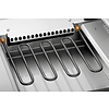 Bartscher Nablatowa witryna grzewcza 80 L, 2-poziomowa, 0,80 kW, od 30 do 110 °C, z szybą giętą, srebrna