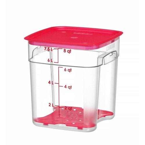 Cambro Pojemnik na żywność CamSquares Fresh Pro 7,6L, 229x229x(h)243mm, transparentny Cambro Pojemnik na żywność CamSquares Fresh Pro 7,6L, 229x229x(h)243mm, transparentny