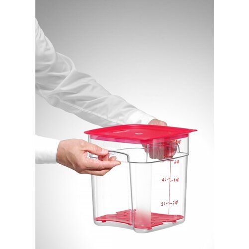 Cambro Pojemnik na żywność CamSquares Fresh Pro 7,6L, 229x229x(h)243mm, transparentny Cambro Pojemnik na żywność CamSquares Fresh Pro 7,6L, 229x229x(h)243mm, transparentny