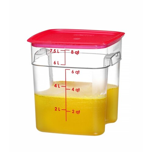 Cambro Pojemnik na żywność CamSquares Fresh Pro 7,6L, 229x229x(h)243mm, transparentny Cambro Pojemnik na żywność CamSquares Fresh Pro 7,6L, 229x229x(h)243mm, transparentny
