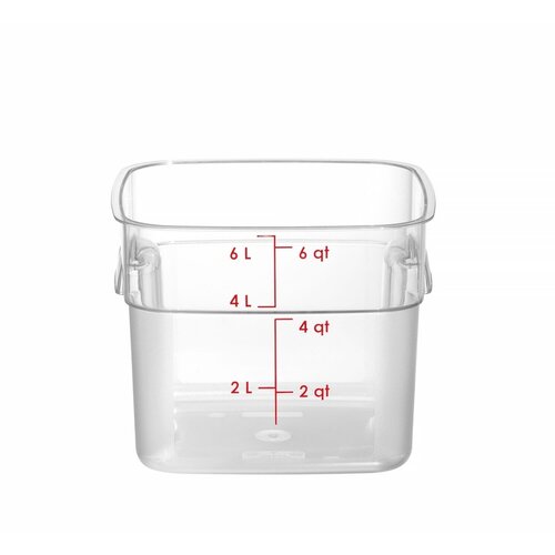 Cambro Pojemnik na żywność CamSquares Fresh Pro 5,7L, 229x229x(h)180mm, transparentny Cambro Pojemnik na żywność CamSquares Fresh Pro 5,7L, 229x229x(h)180mm, transparentny