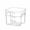 Cambro Pojemnik na żywność CamSquares Fresh Pro 5,7L, 229x229x(h)180mm, transparentny Cambro Pojemnik na żywność CamSquares Fresh Pro 5,7L, 229x229x(h)180mm, transparentny