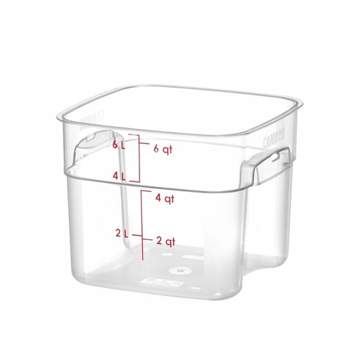 Cambro Pojemnik na żywność CamSquares Fresh Pro 5,7L, 229x229x(h)180mm, transparentny Cambro Pojemnik na żywność CamSquares Fresh Pro 5,7L, 229x229x(h)180mm, transparentny