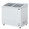 Polar Refrigeration  Zamrażarka skrzyniowa 200 L z przeszkloną pokrywą, od -24 °C do -18 °C