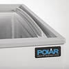 Polar Refrigeration  Zamrażarka skrzyniowa 200 L z przeszkloną pokrywą, od -24 °C do -18 °C