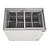 Polar Refrigeration  Zamrażarka skrzyniowa 200 L z przeszkloną pokrywą, od -24 °C do -18 °C