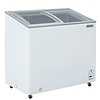 Polar Refrigeration  Zamrażarka skrzyniowa 200 L z przeszkloną pokrywą, od -24 °C do -18 °C