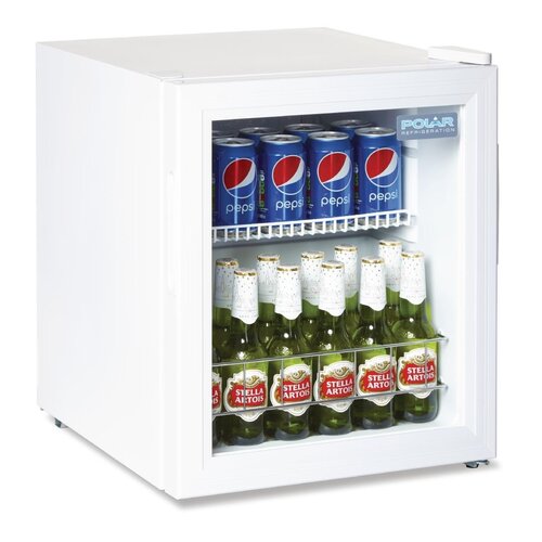 Polar Refrigeration  Minibar 46L, z drzwiami przeszklonymi 85W