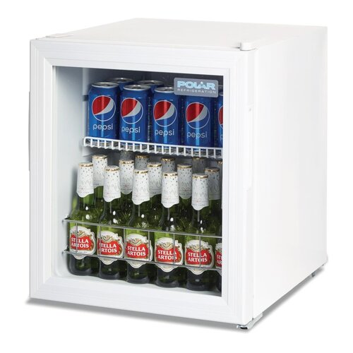 Polar Refrigeration  Minibar 46L, z drzwiami przeszklonymi 85W