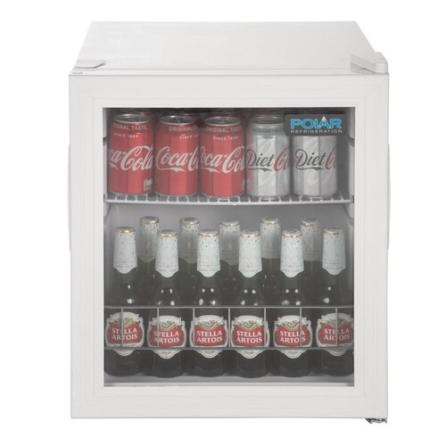 Polar Refrigeration  Minibar 46L, z drzwiami przeszklonymi 85W