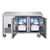 Polar Refrigeration  Stół mroźniczy 2-drzwiowy 267L, od -22 do -18°C