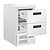 Polar Refrigeration  Stół chłodniczy z 2 szufladami 65L, od 2 do 8°C