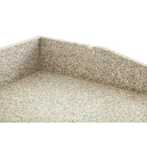 Polar Refrigeration  Stół do pizzy 3-drzwiowy 368 L z agregatem na dole i blatem z granitu