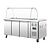Polar Refrigeration  Stół chłodniczy sałatkowy 3-drzwiowa 3x 1/1 GN, 417L, od -2 do 8°C, agregat z boku