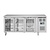 Polar Refrigeration  Stół chłodniczy 3-drzwiowy 358L, od -1 do 8°C