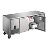 Polar Refrigeration  Stół mroźniczy 3-drzwiowy 420L, od -22 do -18°C
